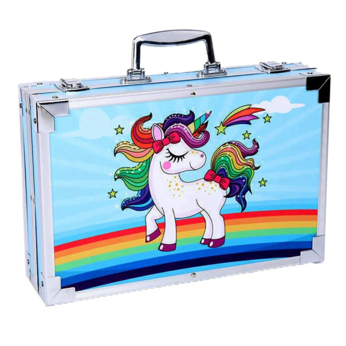 Briefcase colouring kit closed case