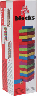 Jinga Blocks Stacking Game 54pcs – Multicolour