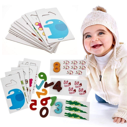Arithmetic Digital Learning Card Puzzle for Kids