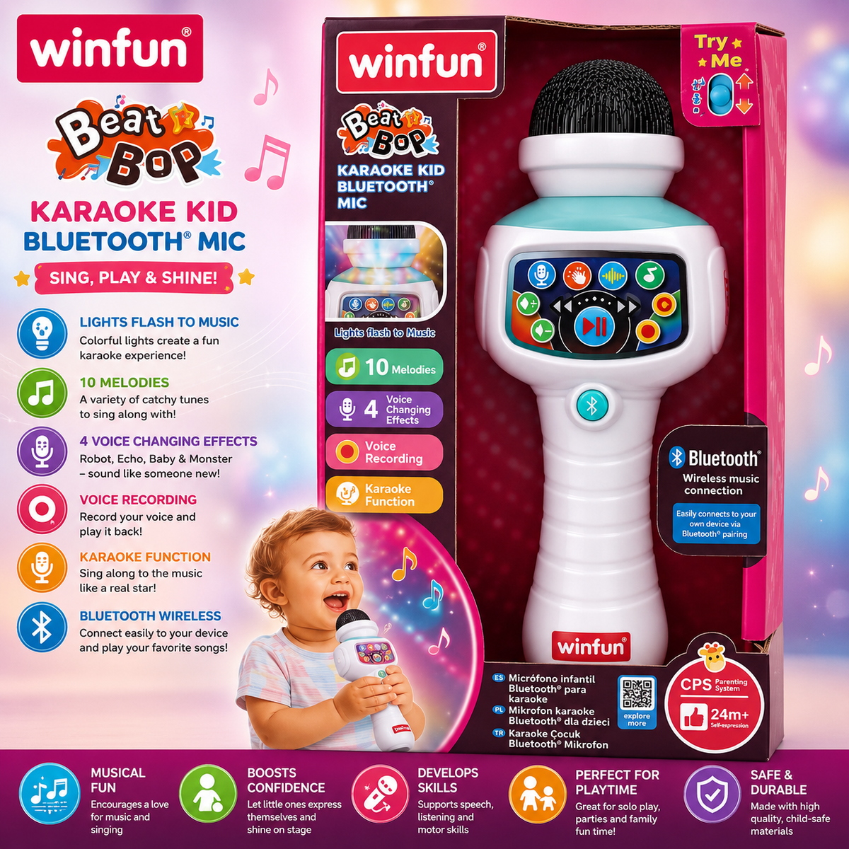 Winfun Karaoke Bluetooth Mic
