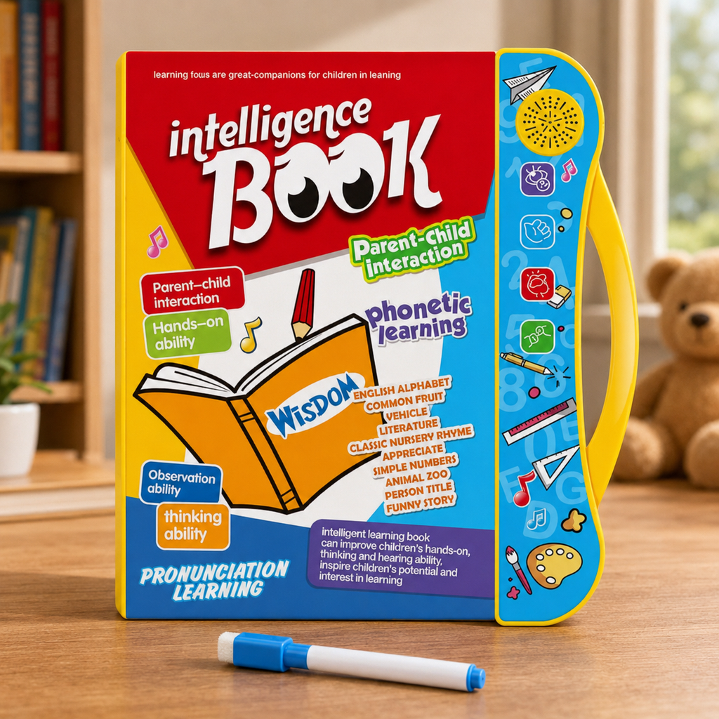 Intellectual Learning Book phonics activity book for kids by KidsHQ