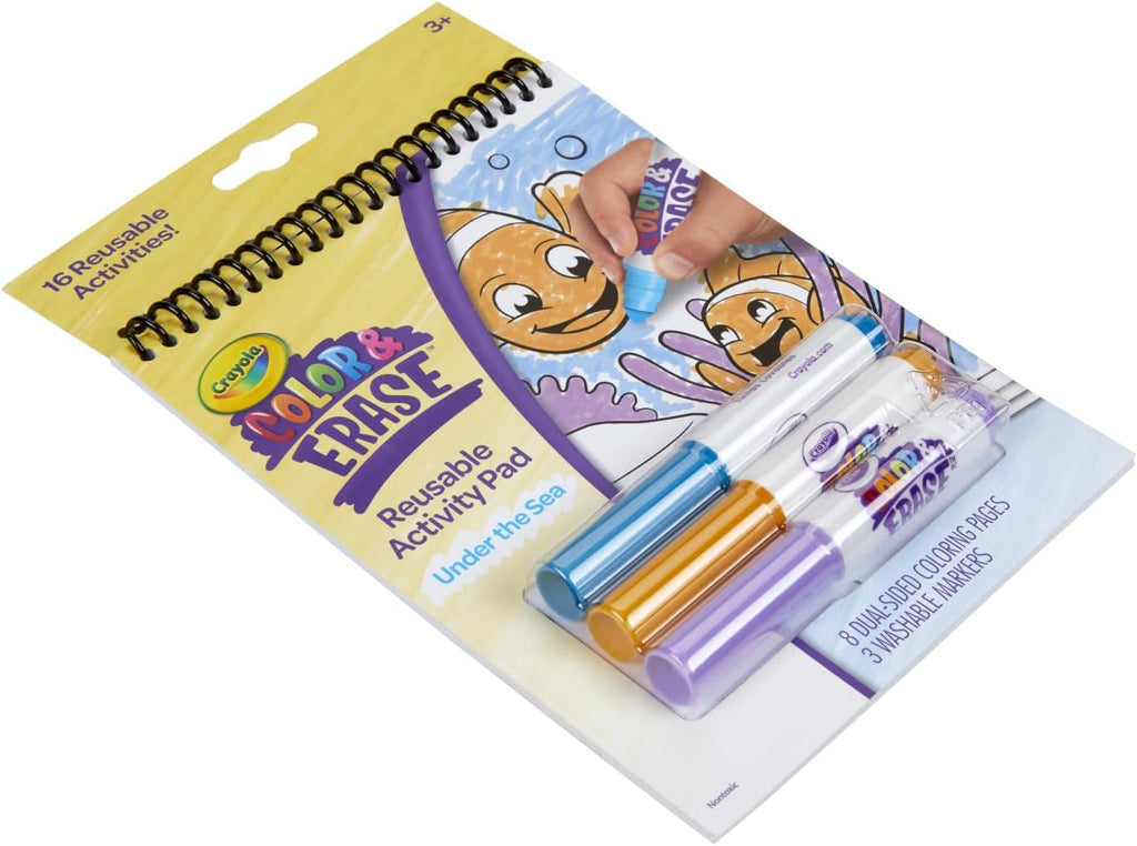 Crayola activity pad contents