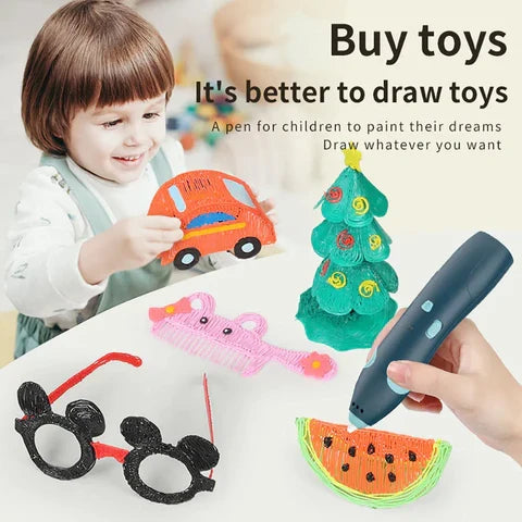 3D pen with digital display