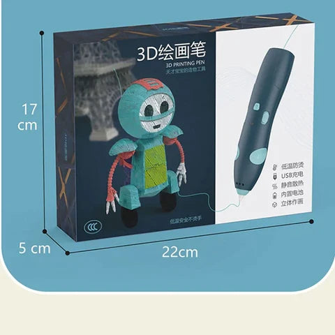 3D pen drawing example