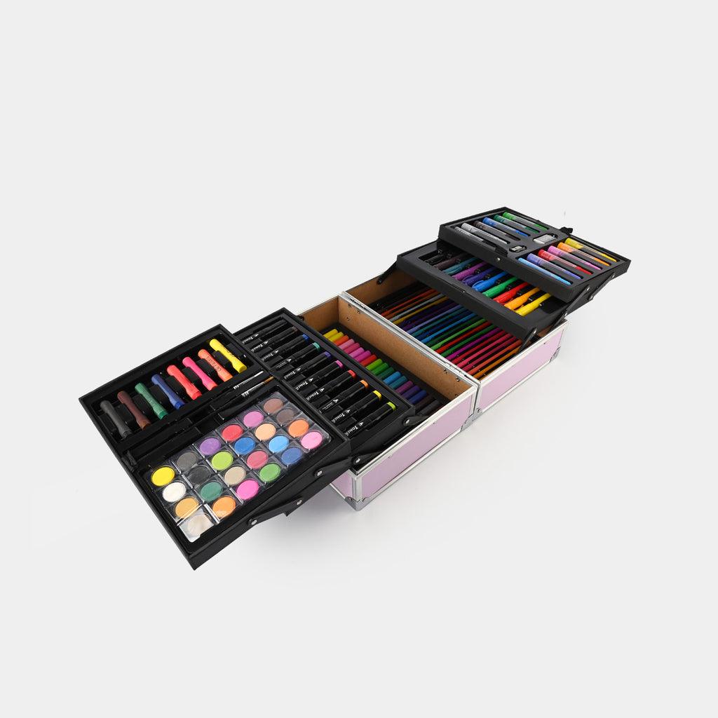 Moon Rocket art kit open case