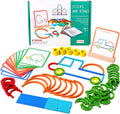 Montessori Sticks & Rings Puzzle Set