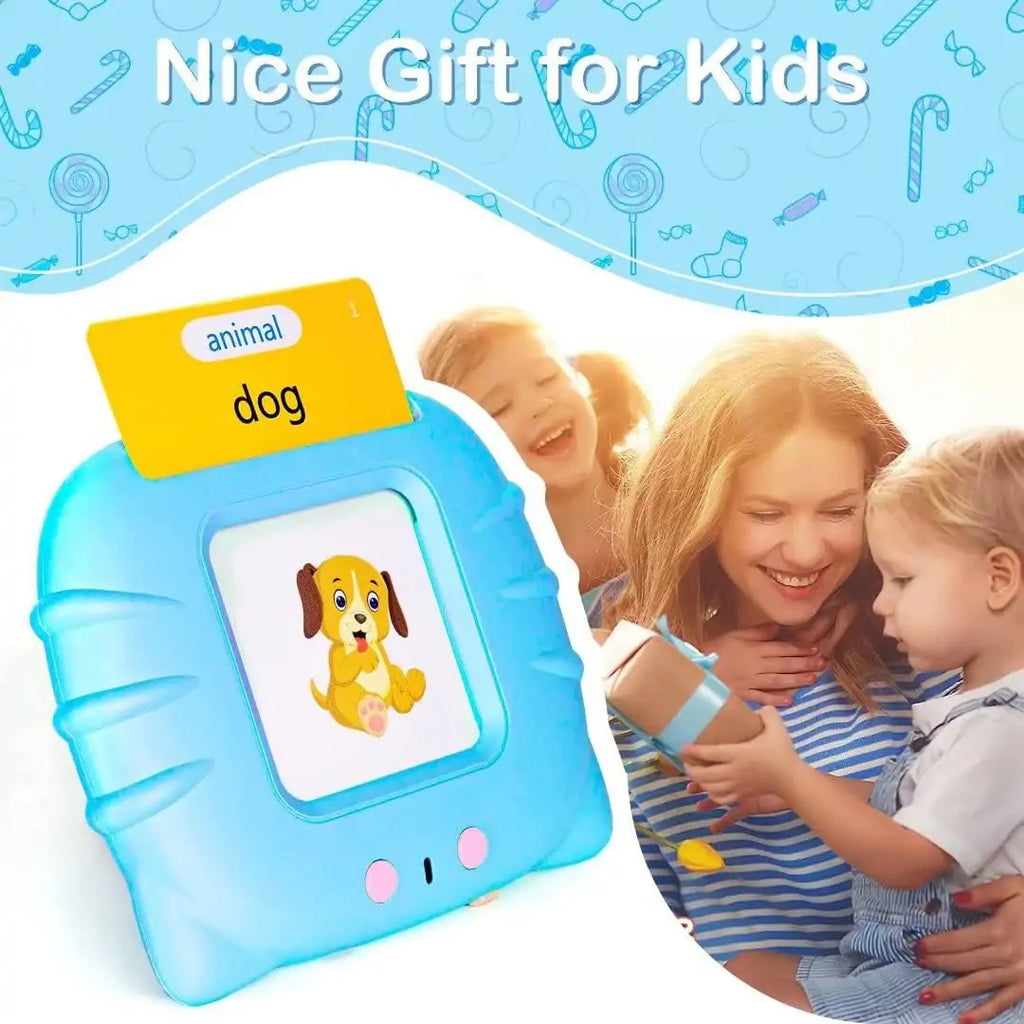 Talking flash cards set