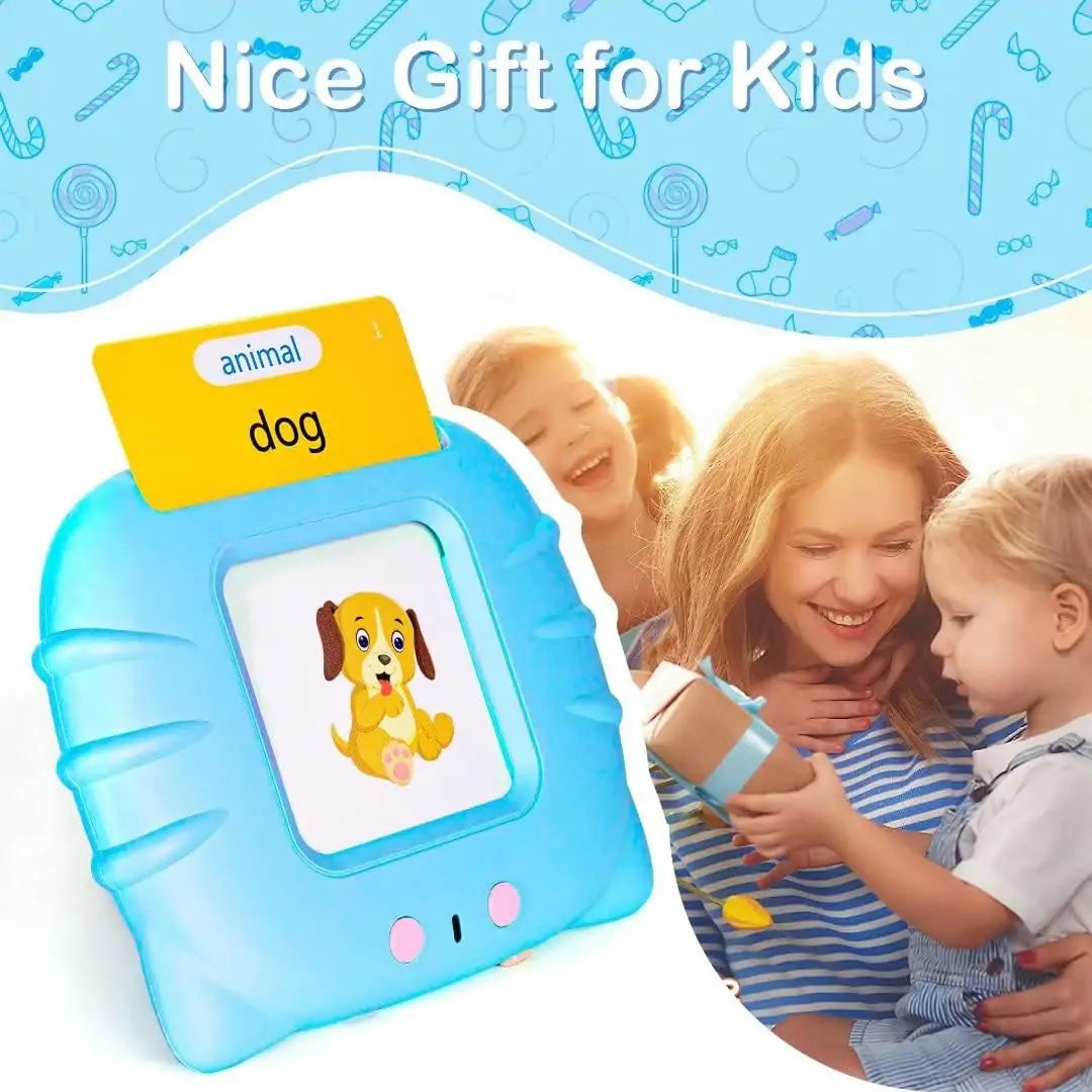 Talking flash cards set
