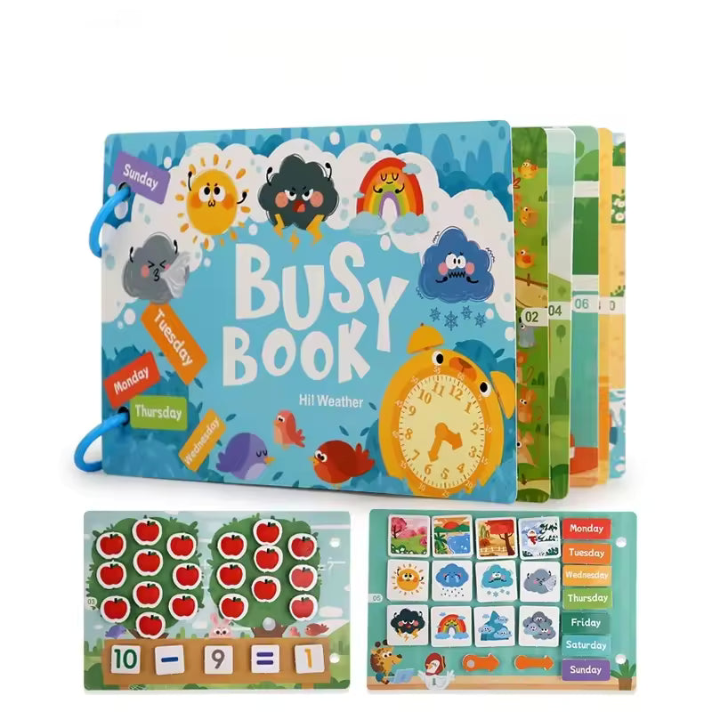 Montessori Busy Book page detail