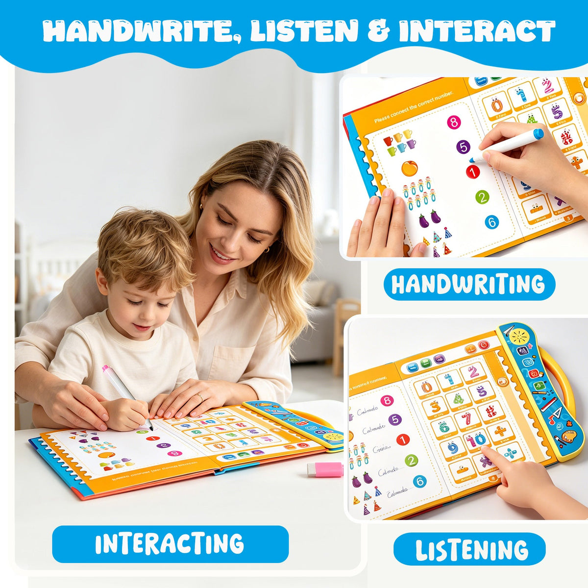 Intellectual Learning Book compact portable design for kids on the go