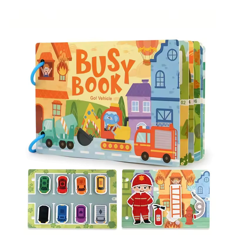 Montessori Busy Book page detail