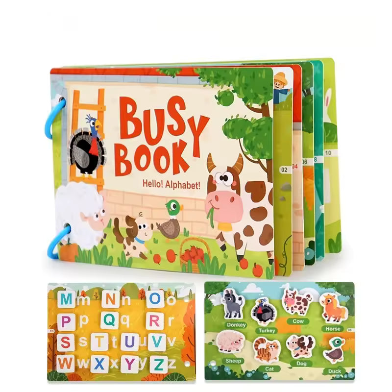 Montessori Busy Book page detail
