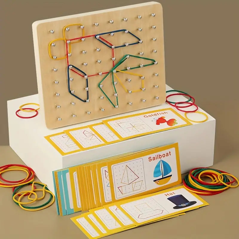 Montessori Geometry Peg Board