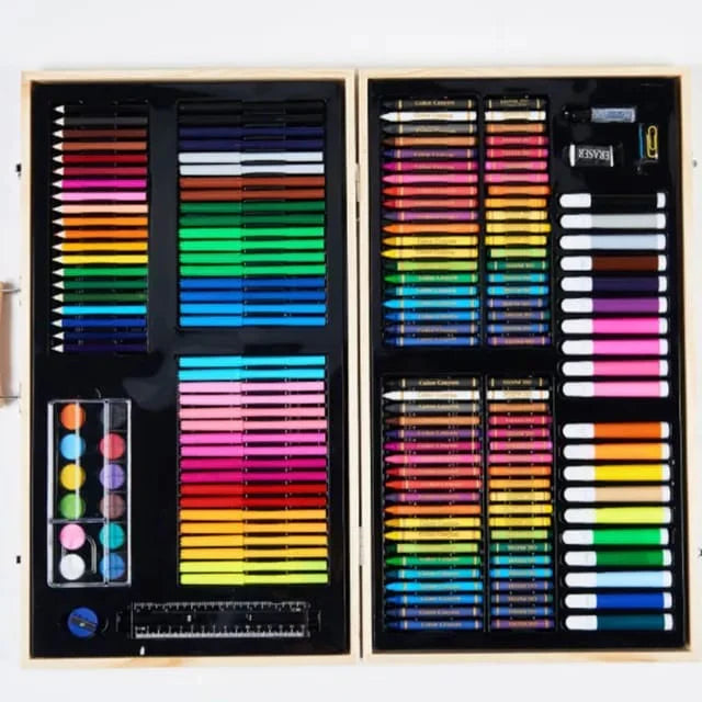 Wooden art and craft kit supplies