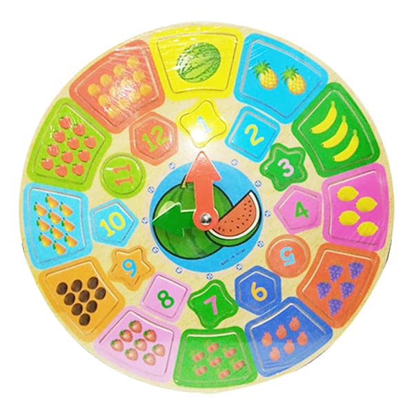 Wooden Learning Clock Toy
