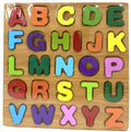 Wooden Toy ABC (Brown Plate)