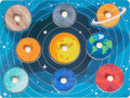 Wooden Planets Shapes Peg Board