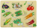 Wooden Vegetable Peg Board