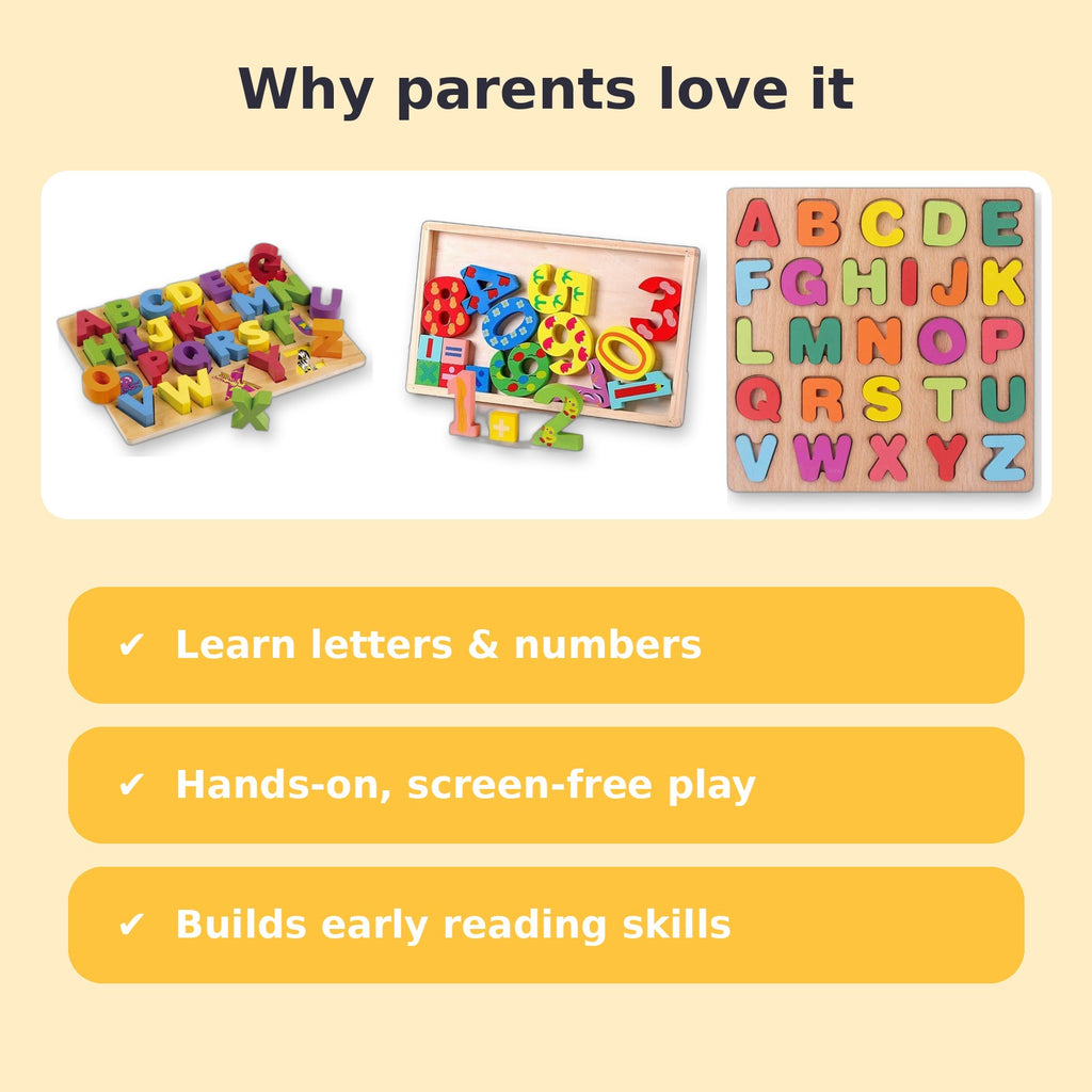 Alphabet & Numbers Starter Set - benefits