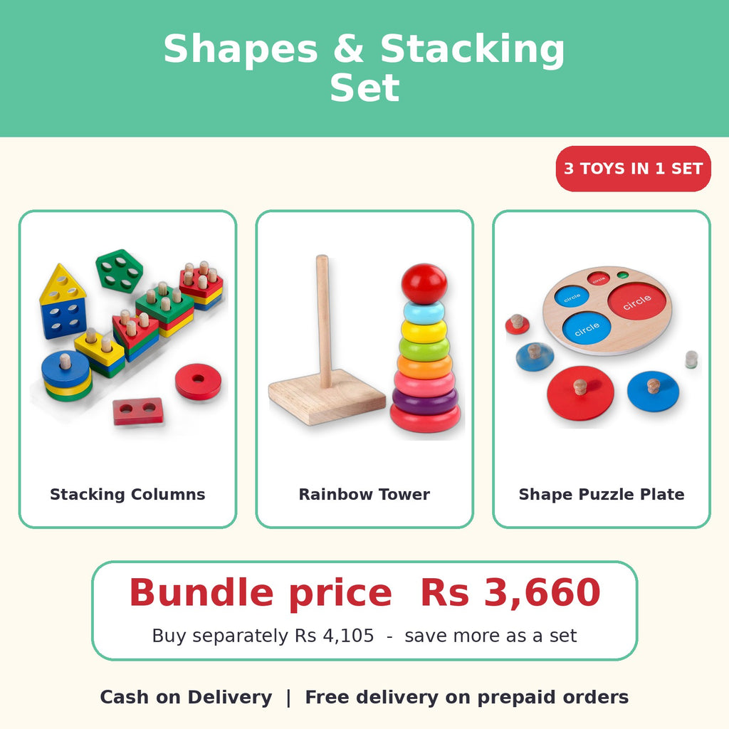 Shapes & Stacking Set - what's inside and price