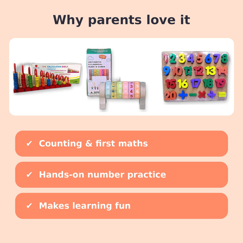 Counting & Math Set - benefits