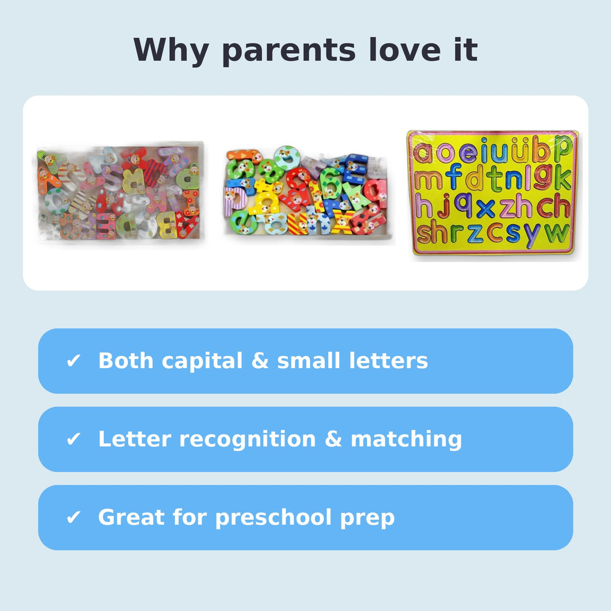 ABC Letters Trio - benefits