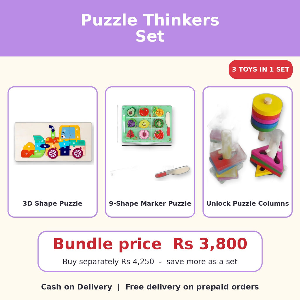 Puzzle Thinkers Set - what's inside and price