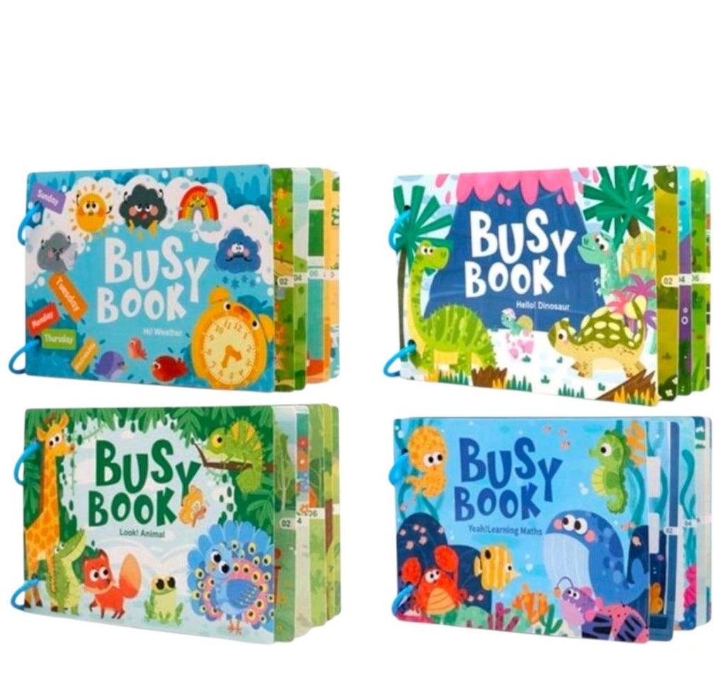 Montessori busy book themes