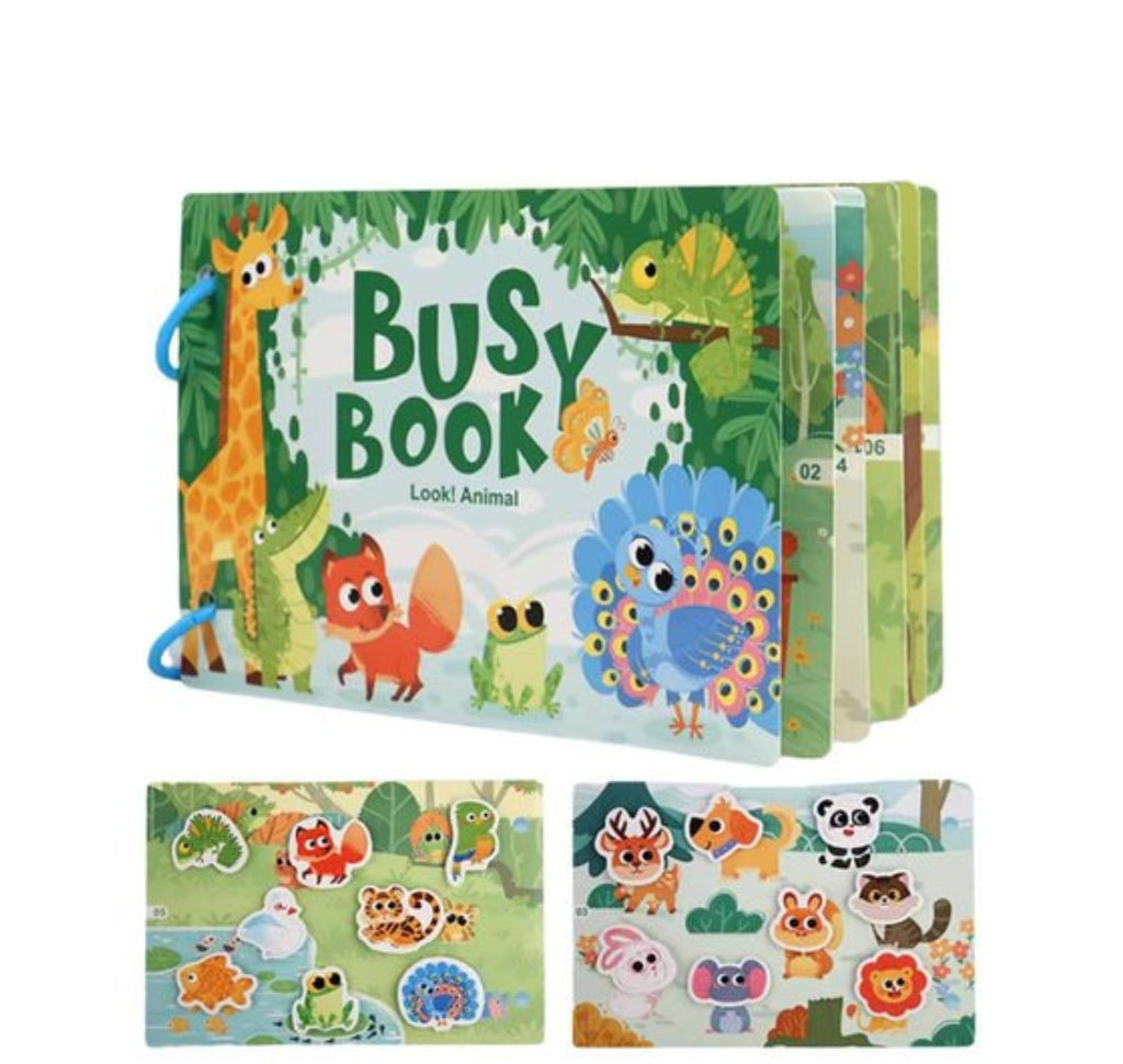 Busy book animal edition