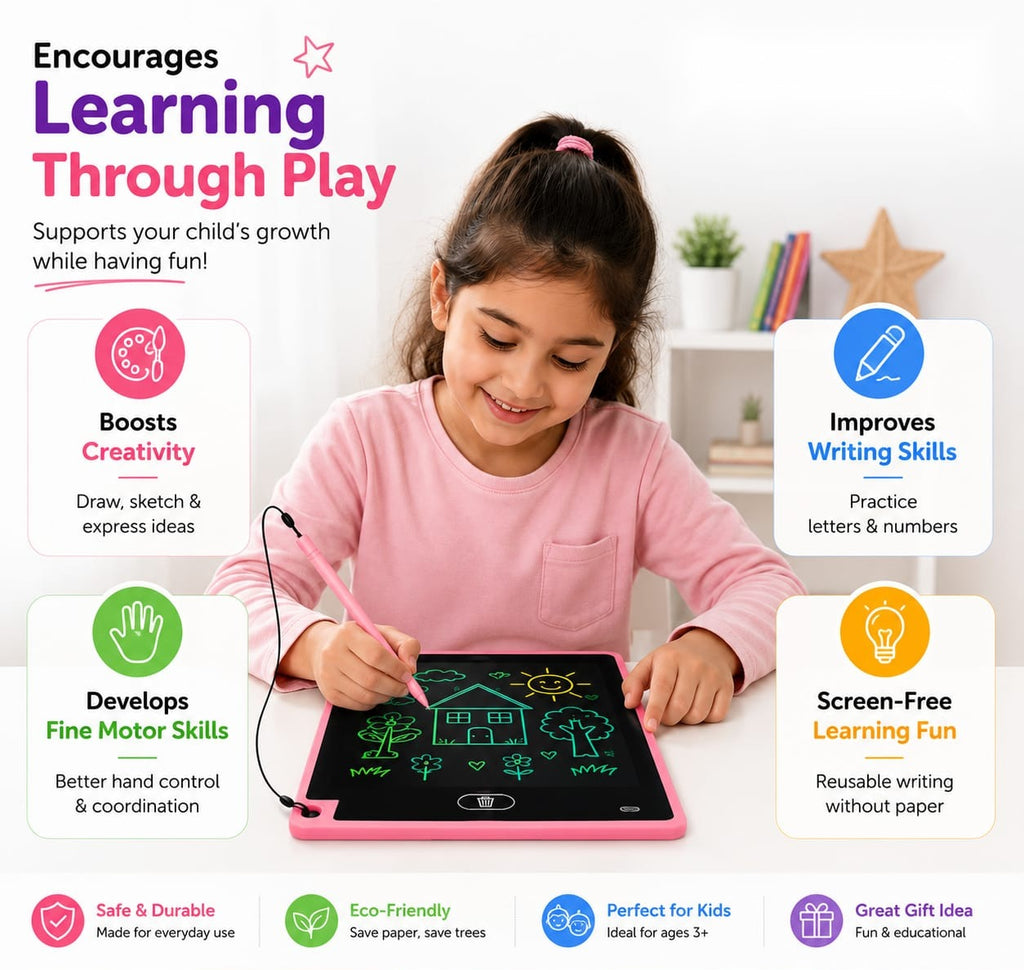 LCD writing tablet benefits