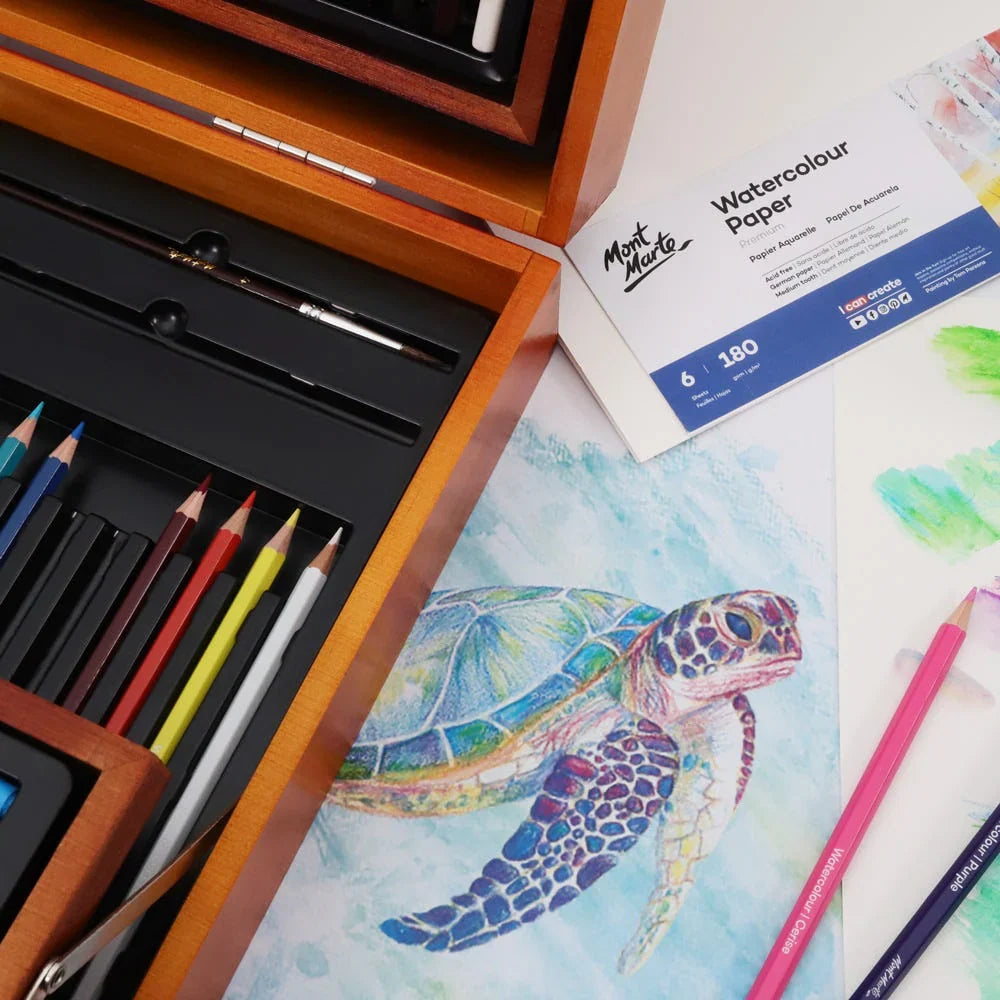 Mont Marte drawing set artwork