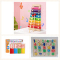 Wooden Music & Counting Fun Set - all 3 toys