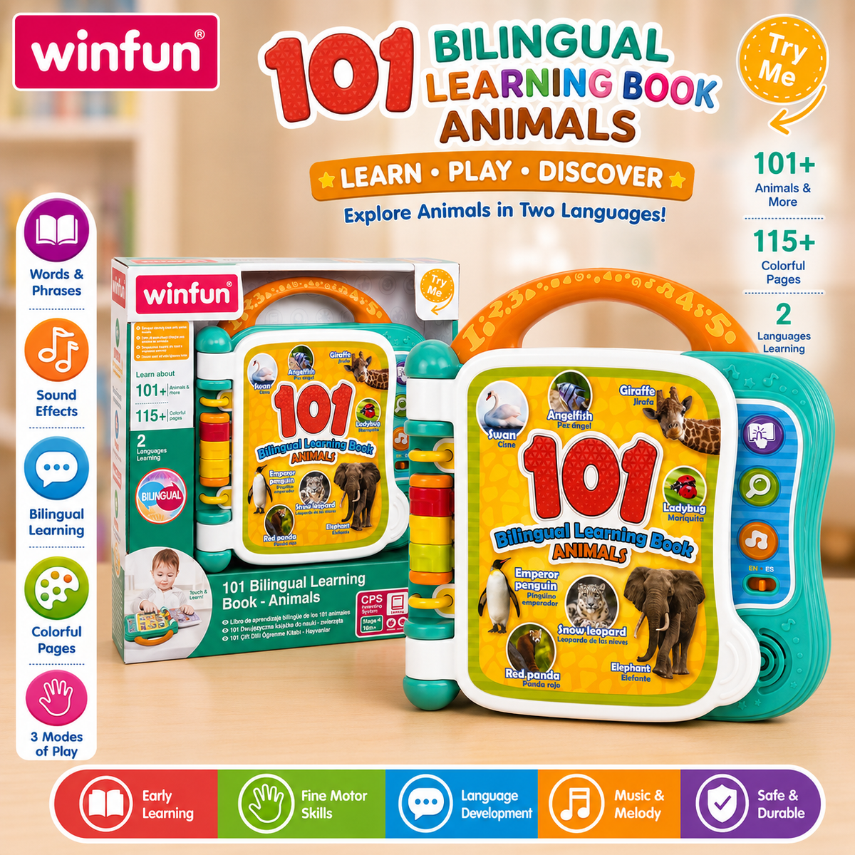 Winfun Bilingual Learning Book