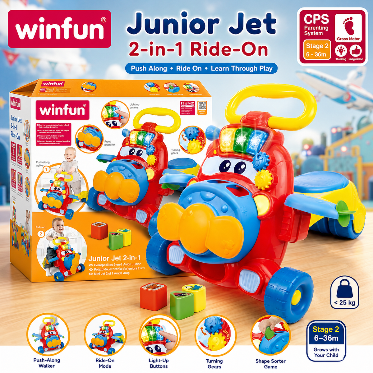 Winfun 2-in-1 Ride On