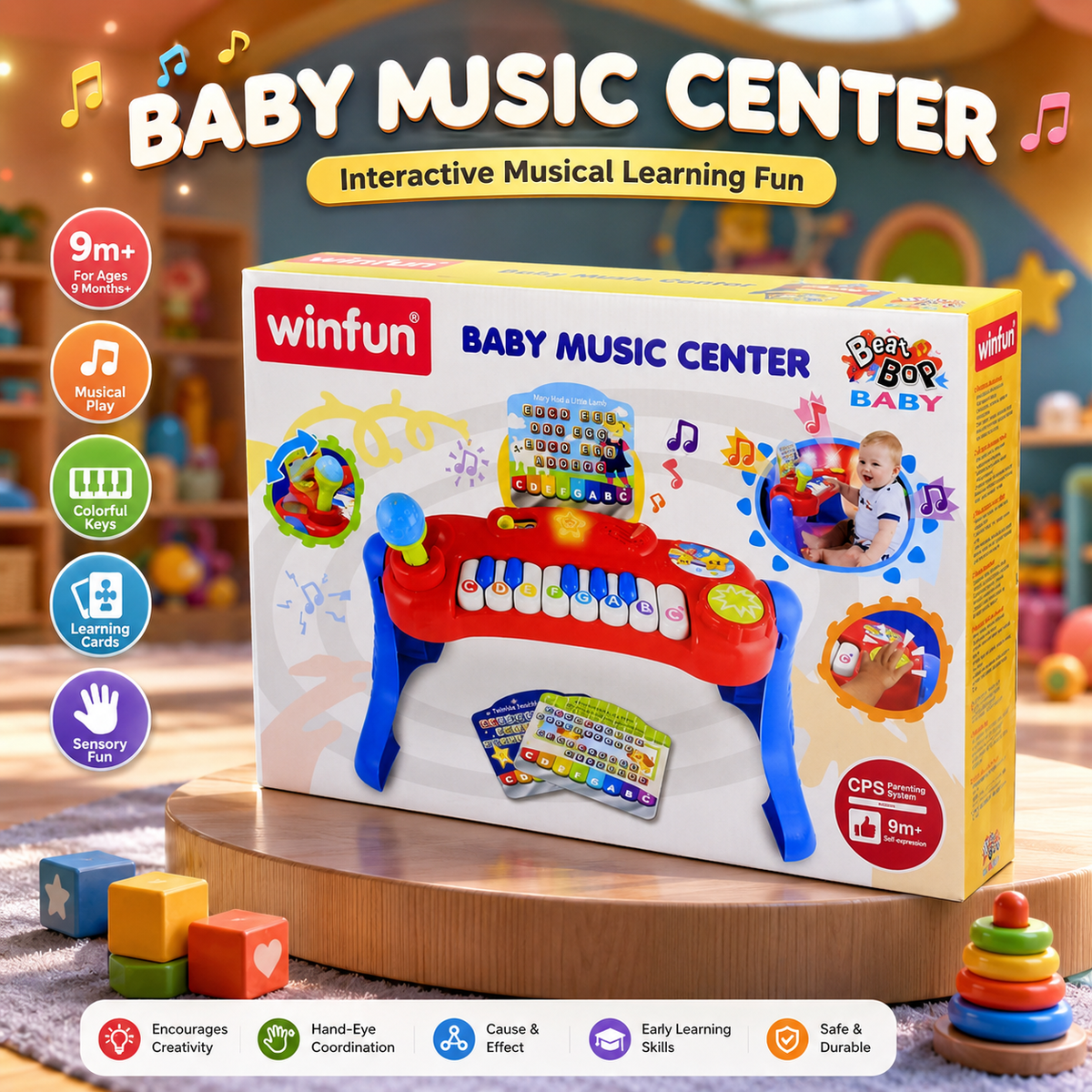 Winfun Music Center Piano