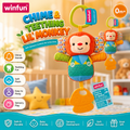 Winfun Chime Teether Monkey - main