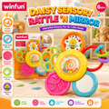 Winfun Daisy Rattle Teether - main