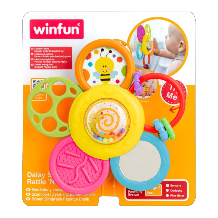 Winfun Daisy Rattle Teether - image 2
