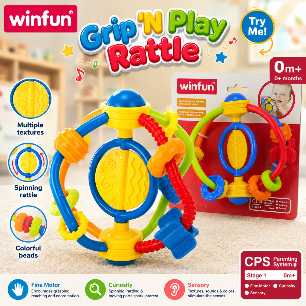 Winfun Grip N Play Rattle - main