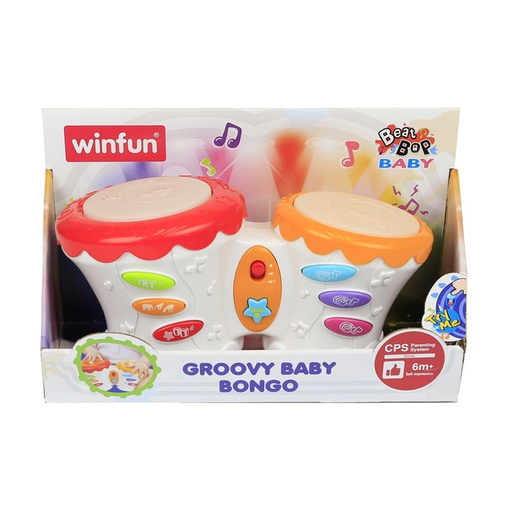 Winfun Groovy Bongo Drum