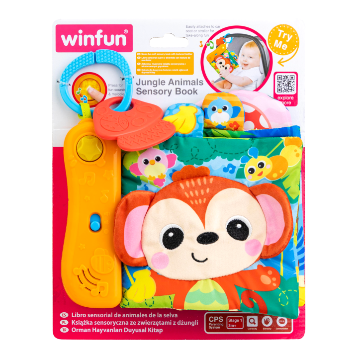 Winfun Jungle Sensory Book