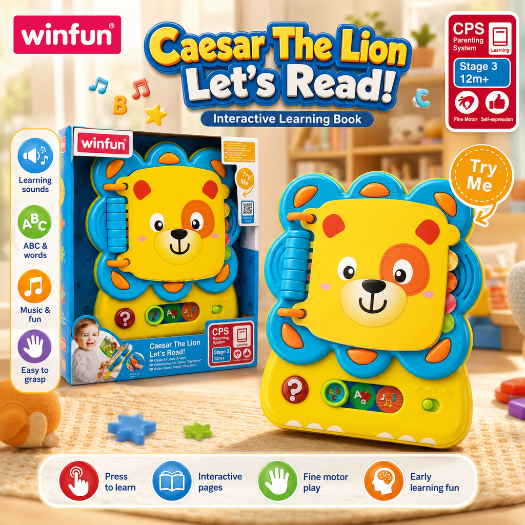 Winfun Caesar Lion Learning Book