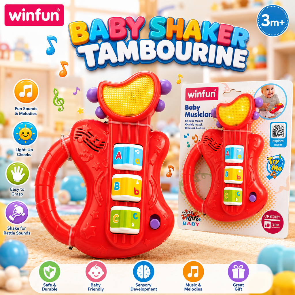 Winfun Musical Guitar Rattle - main
