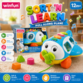 Winfun Sort N Learn Pull Along Plane