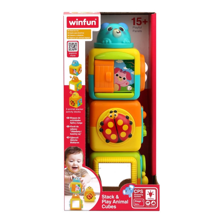 Winfun Stack Play Animal Cubes